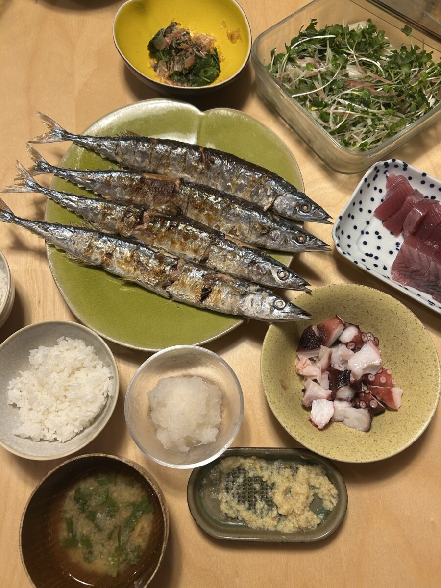 izu家の秋の食卓写真
