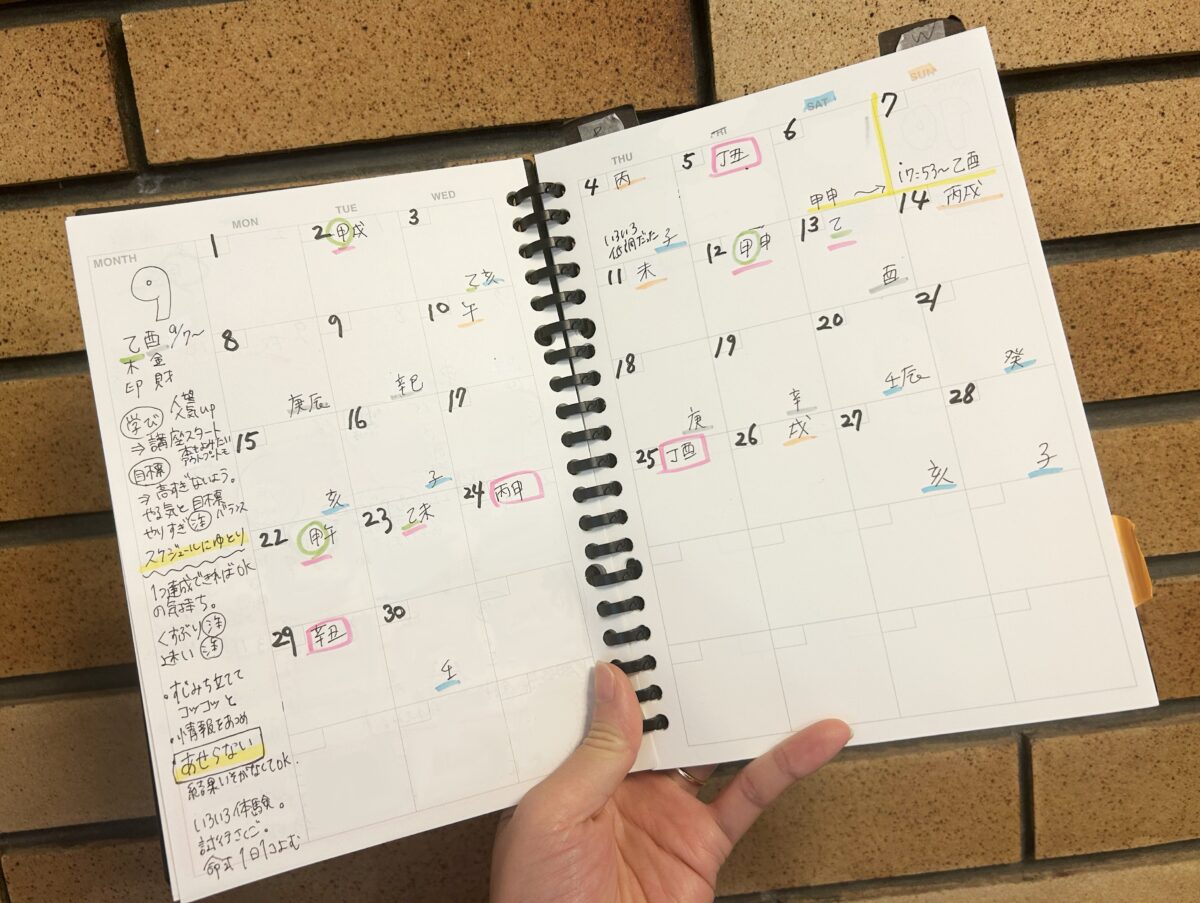 izuの手帳の写真