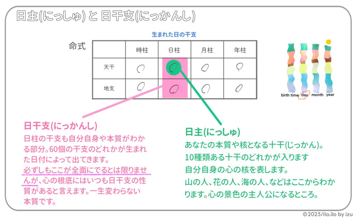 日主日干支解説