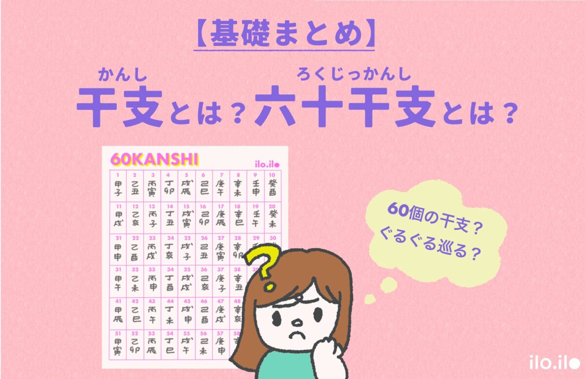 六十干支とは？解説記事のアイキャッチ画像