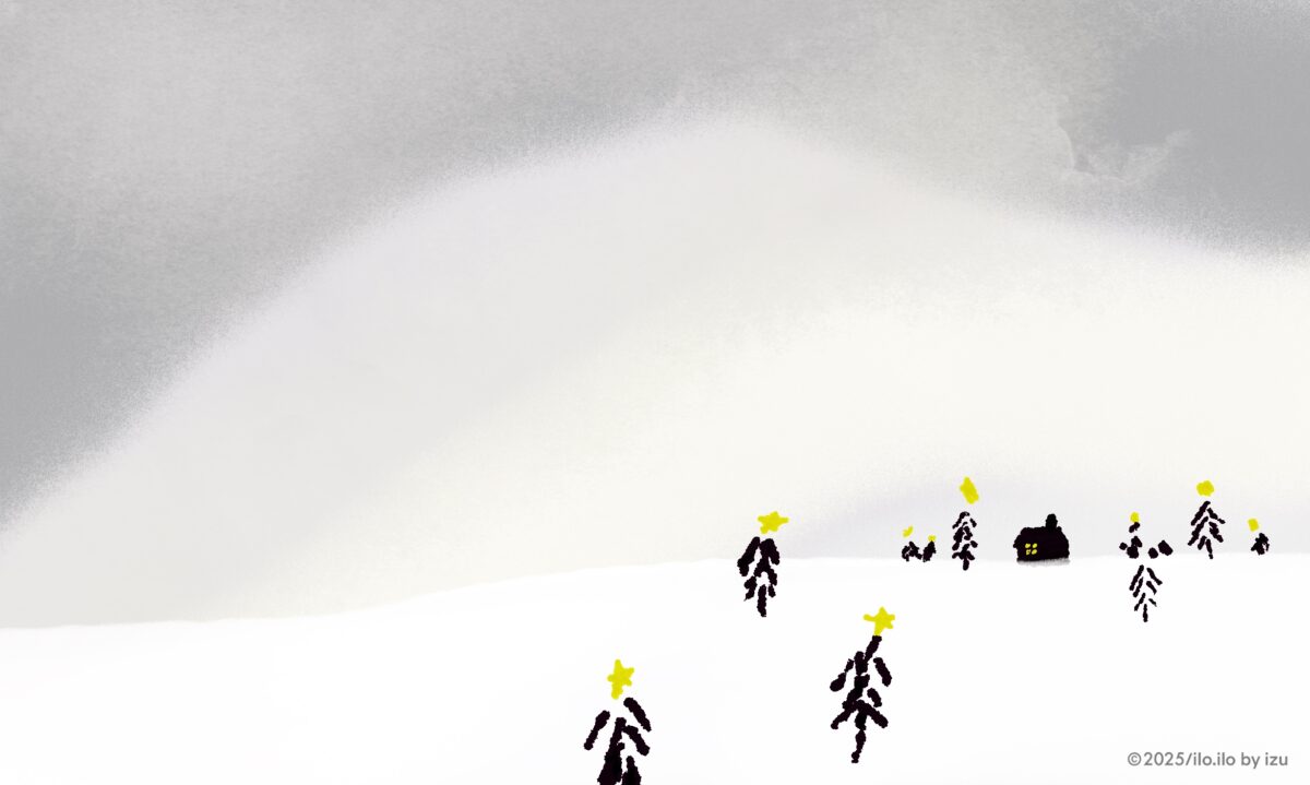 大雪のイメージイラスト