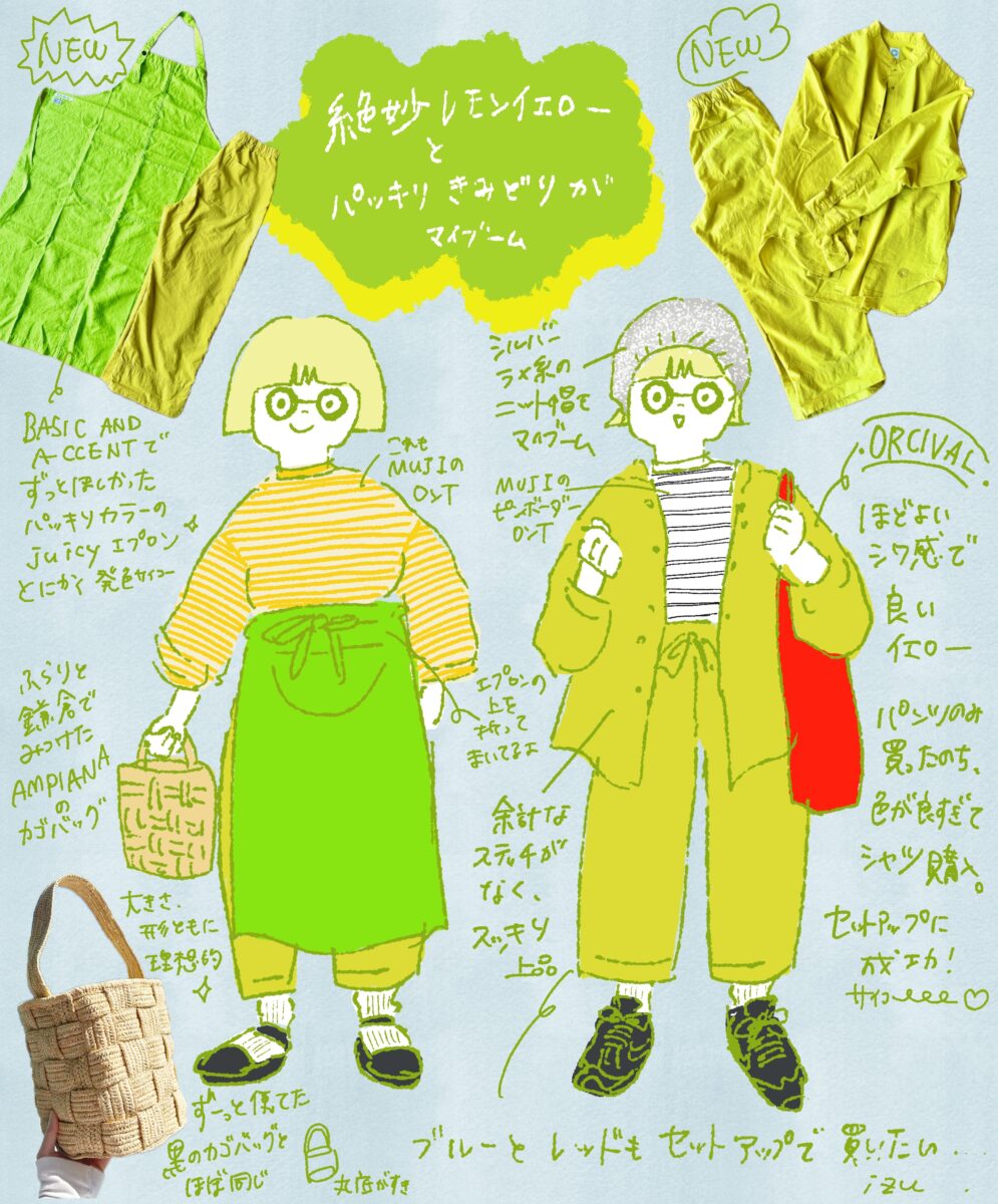 コーデイラストと解説